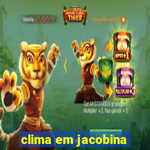 clima em jacobina