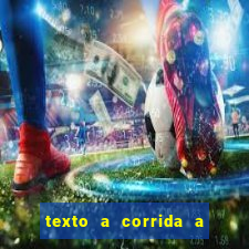 texto a corrida a lagarta lili