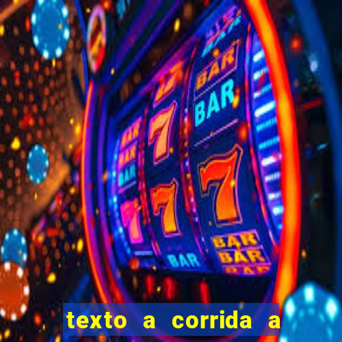 texto a corrida a lagarta lili