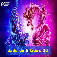 dado de 6 lados 3d