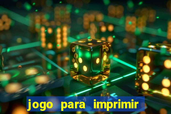 jogo para imprimir e montar