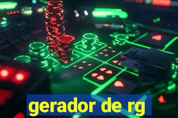 gerador de rg