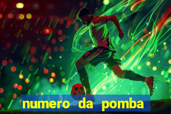 numero da pomba jogo do bicho