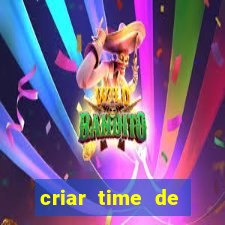 criar time de futebol simulador