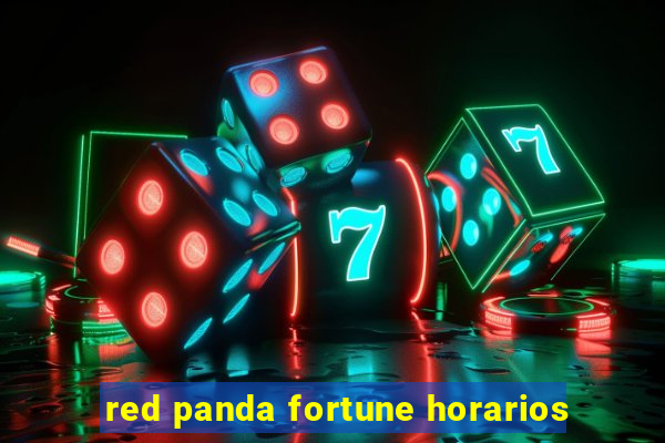 red panda fortune horarios