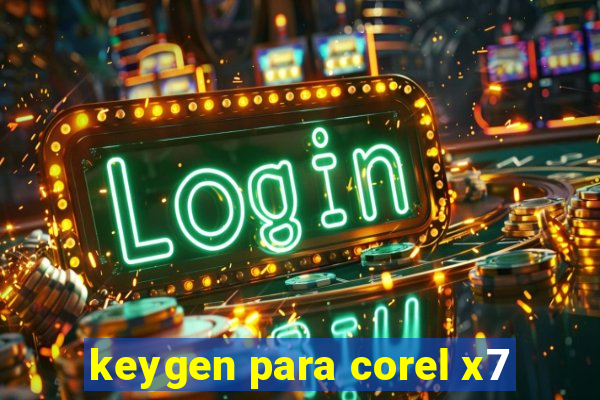 keygen para corel x7