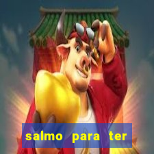 salmo para ter sorte em tudo