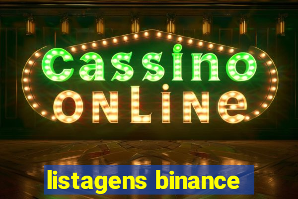 listagens binance