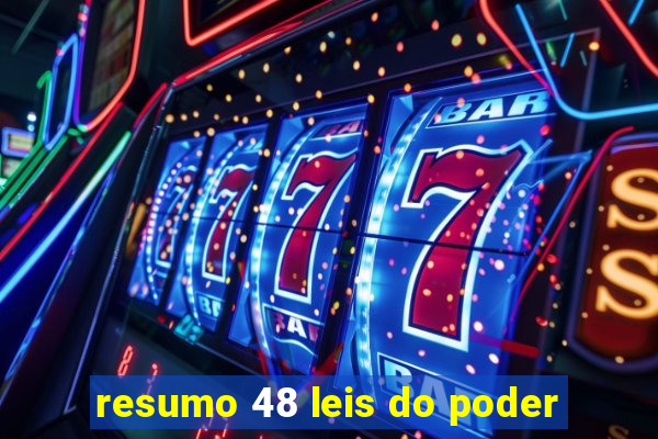 resumo 48 leis do poder