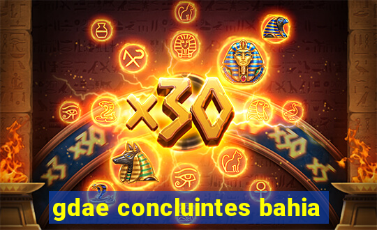 gdae concluintes bahia