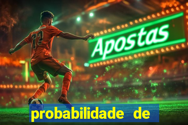 probabilidade de gol em um jogo