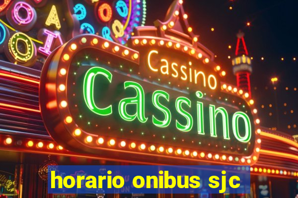 horario onibus sjc