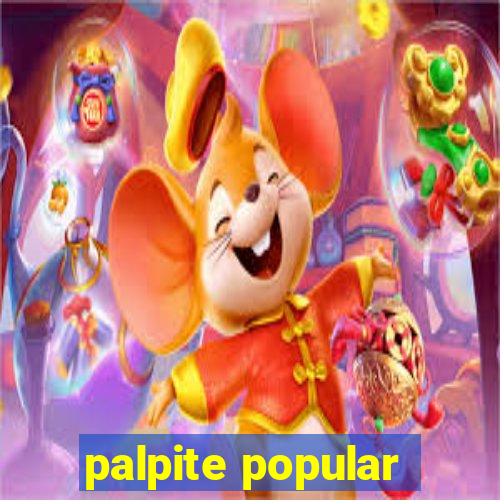 palpite popular