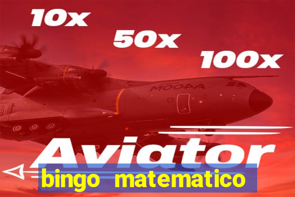 bingo matematico para ensino medio