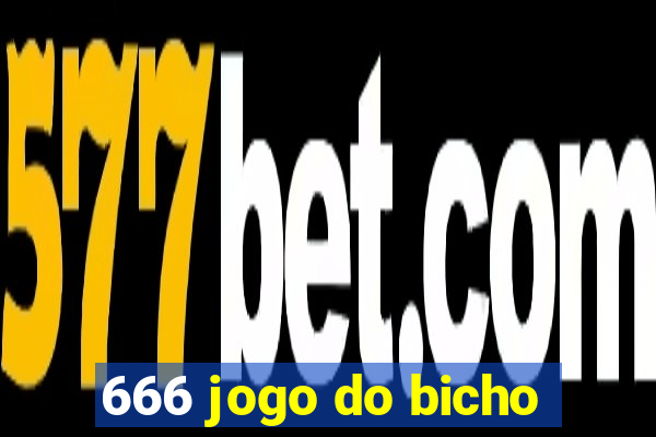 666 jogo do bicho