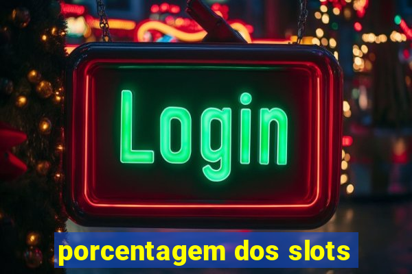 porcentagem dos slots