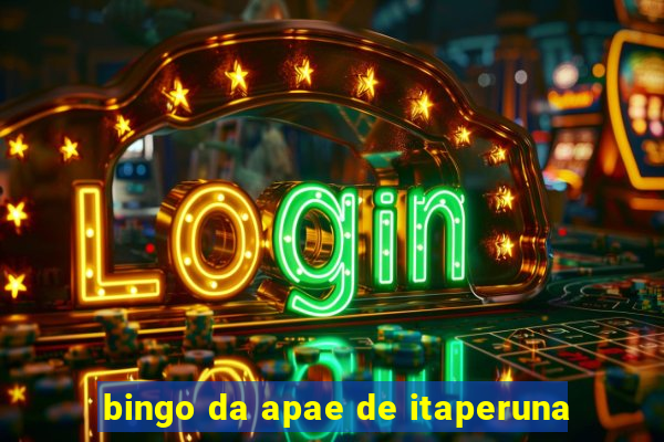 bingo da apae de itaperuna