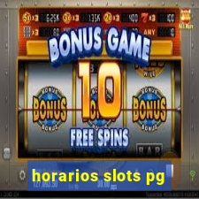 horarios slots pg