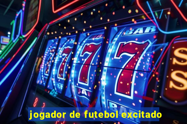 jogador de futebol excitado