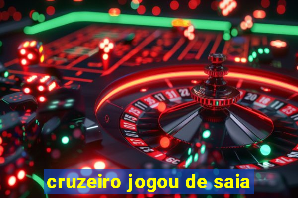 cruzeiro jogou de saia