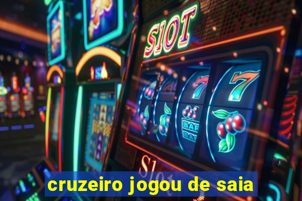 cruzeiro jogou de saia