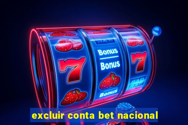 excluir conta bet nacional