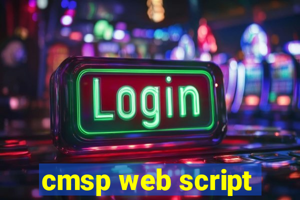 cmsp web script