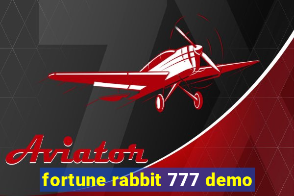 fortune rabbit 777 demo