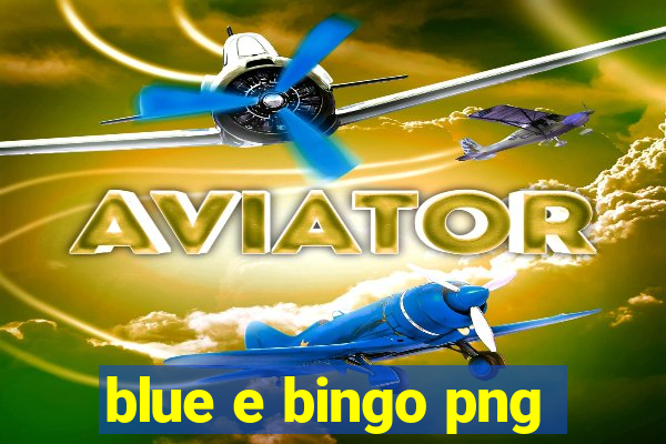 blue e bingo png