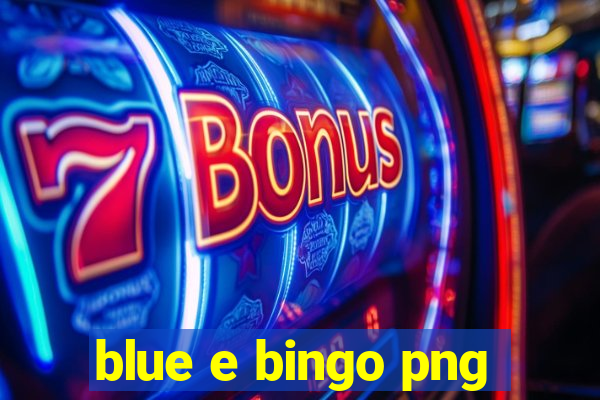 blue e bingo png