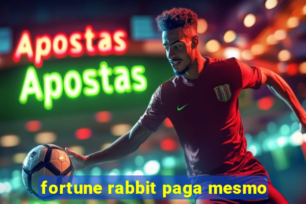 fortune rabbit paga mesmo