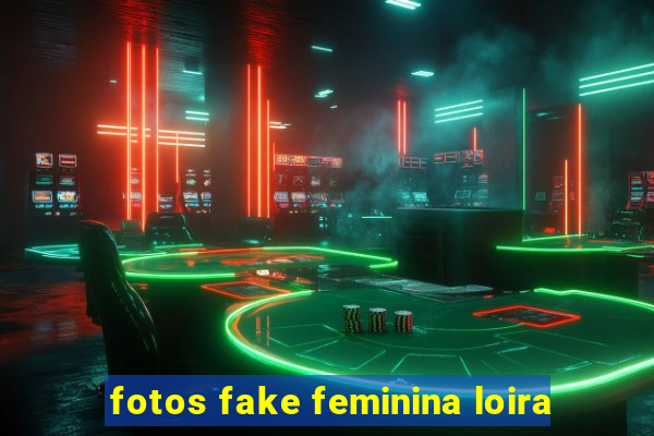 fotos fake feminina loira