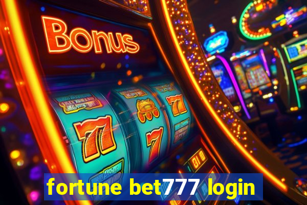 fortune bet777 login