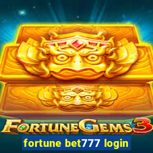 fortune bet777 login