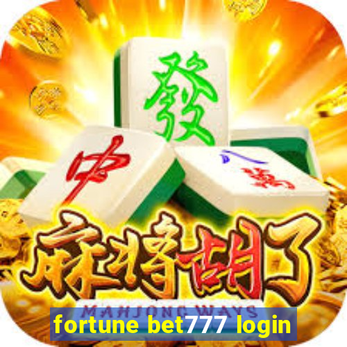 fortune bet777 login