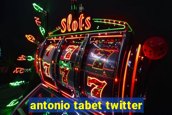 antonio tabet twitter