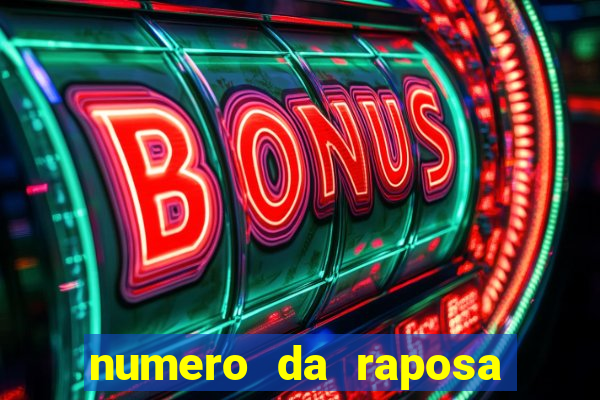 numero da raposa jogo do bicho