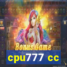 cpu777 cc