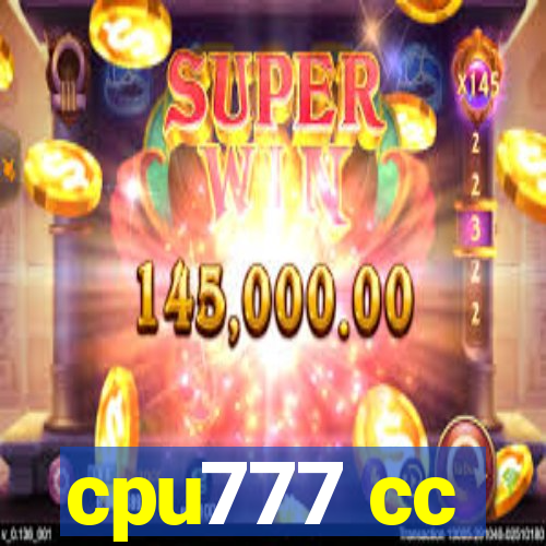 cpu777 cc