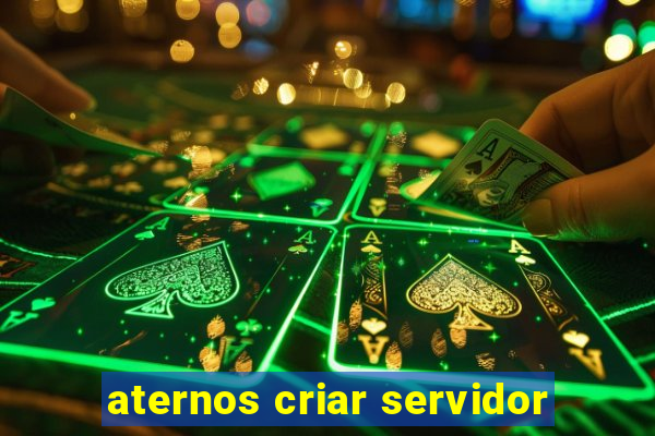 aternos criar servidor