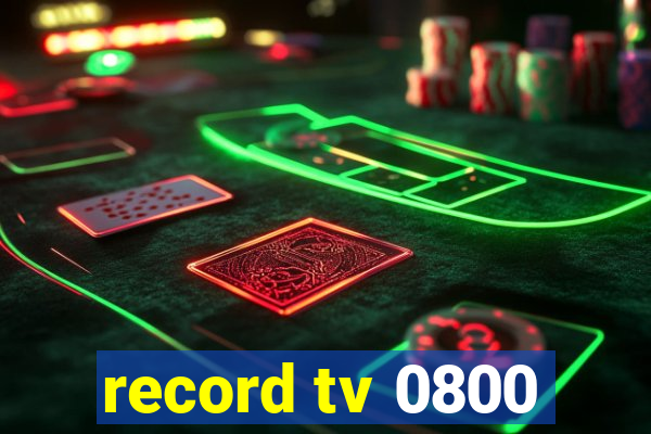 record tv 0800