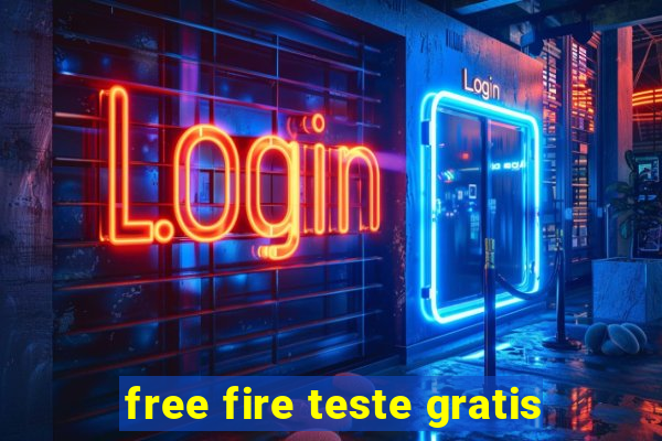 free fire teste gratis