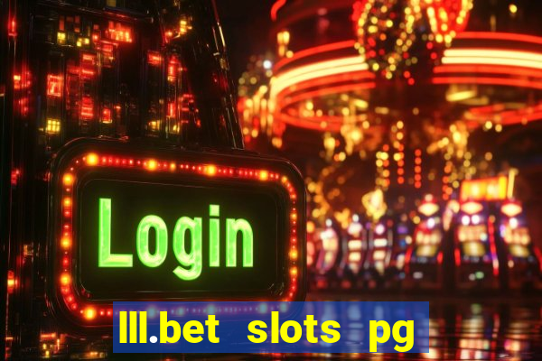 lll.bet slots pg online games