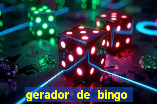 gerador de bingo de palavras