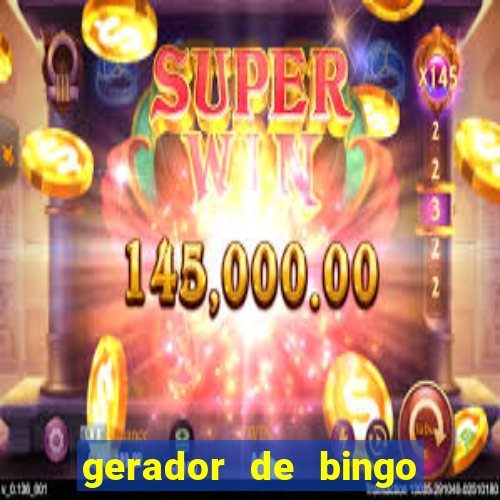 gerador de bingo de palavras