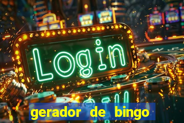 gerador de bingo de palavras