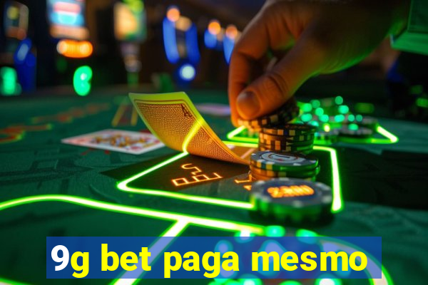 9g bet paga mesmo