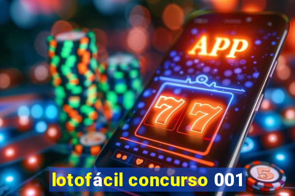 lotofácil concurso 001