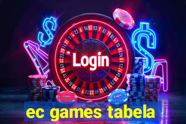 ec games tabela