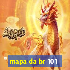 mapa da br 101